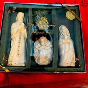 Lenox Holy Family and Chrystal Star